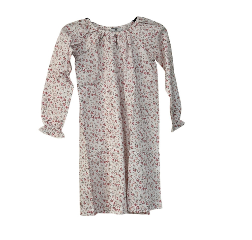 Petite Plume Girl's Delphine L/S Nightgown in Dorset Floral Size 7 New with tags